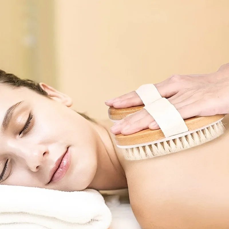 Natural Bristle Body Spa Brush