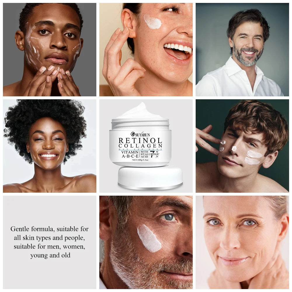 Retinol & Shea Butter Anti-Aging Cream – Vitamin E, Wrinkle Reduction & Exfoliation for Face & Neck