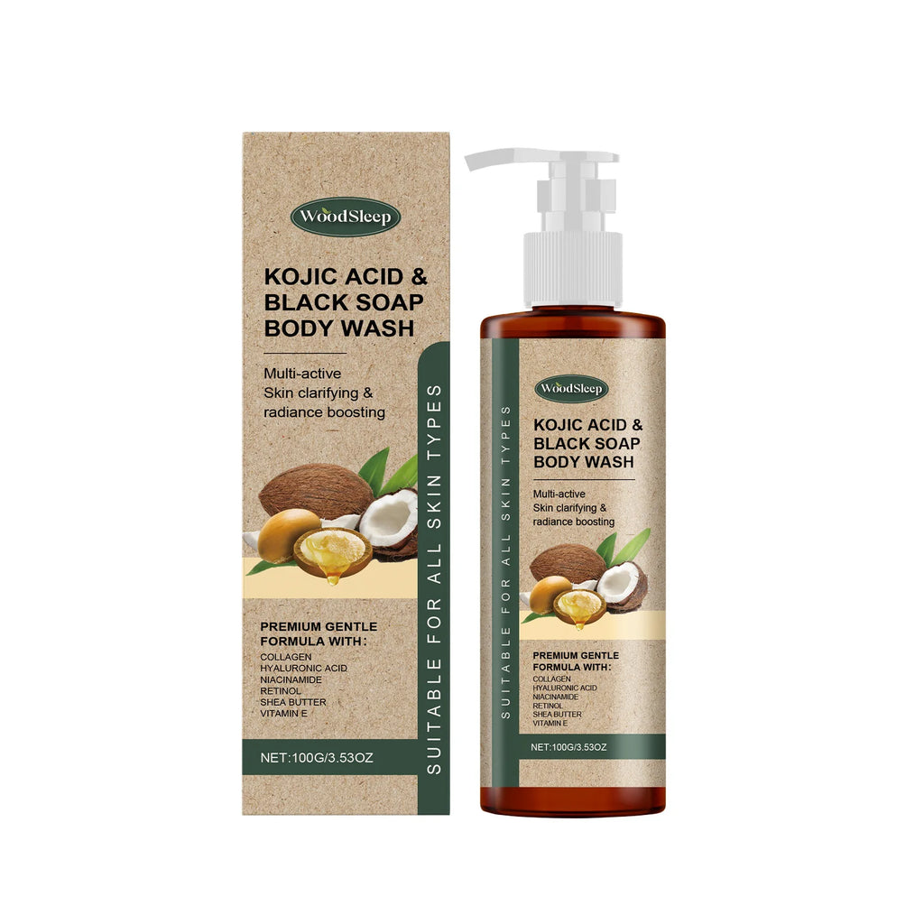 Collagen & Kojic Acid Body Wash – Brightening, Exfoliating & Hydrating Shower Gel