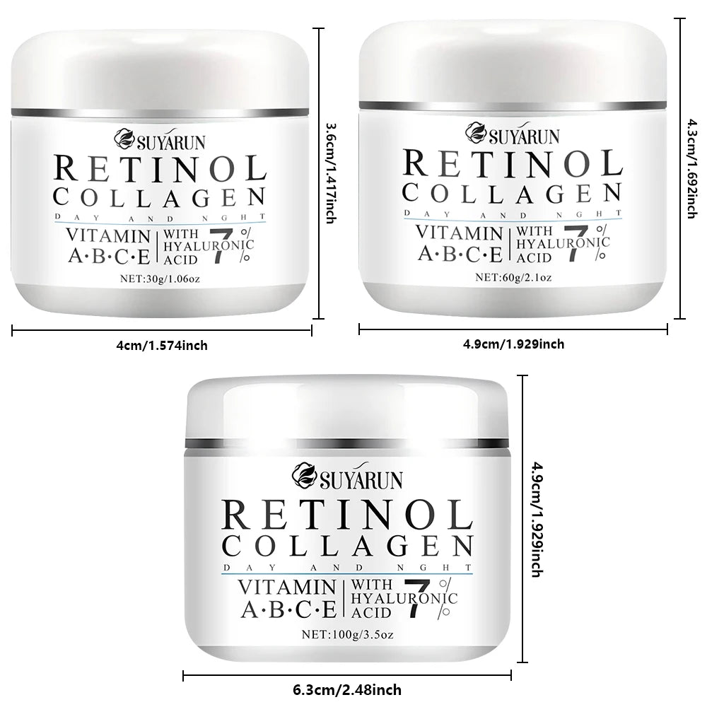 Retinol & Shea Butter Anti-Aging Cream – Vitamin E, Wrinkle Reduction & Exfoliation for Face & Neck