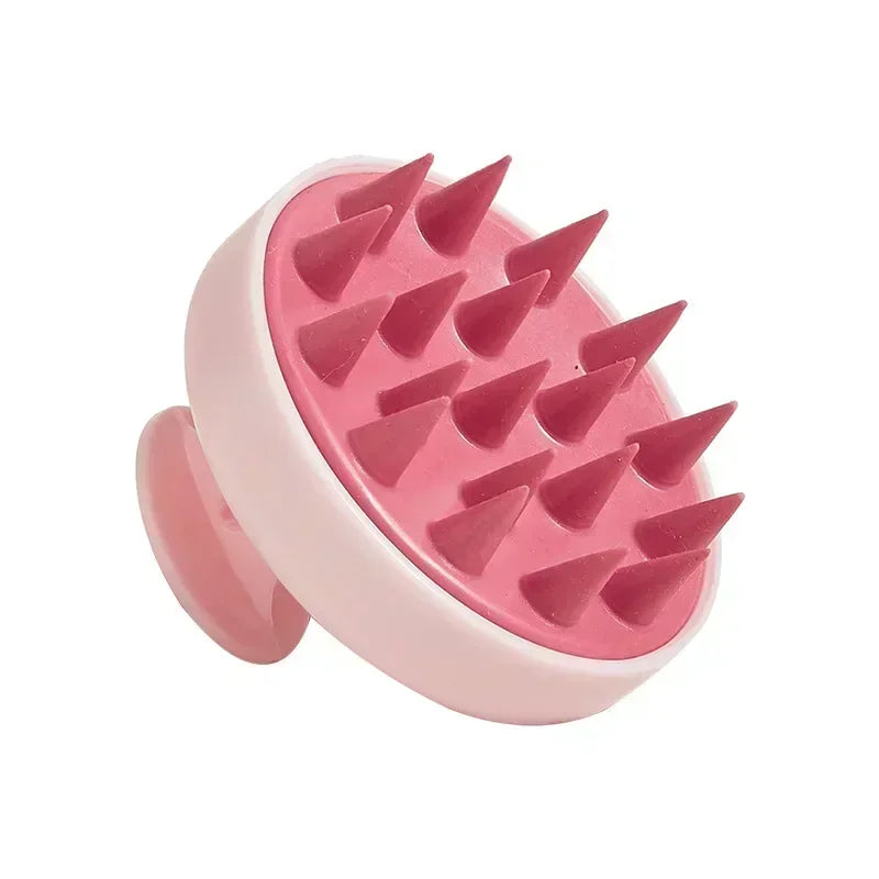 Silicone Scalp Massage Brush – Deep Cleansing & Hair Care Tool