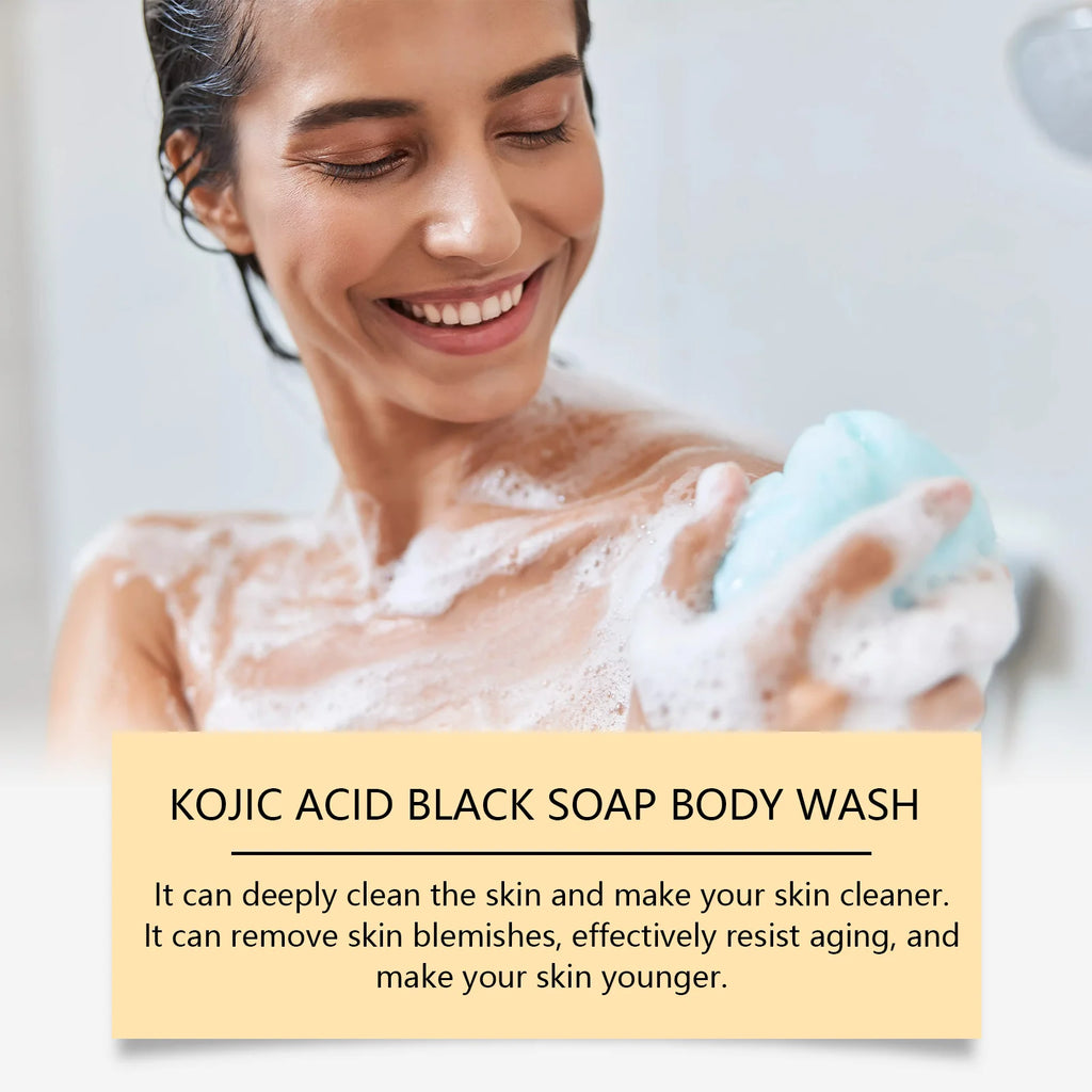 Collagen & Kojic Acid Body Wash – Brightening, Exfoliating & Hydrating Shower Gel