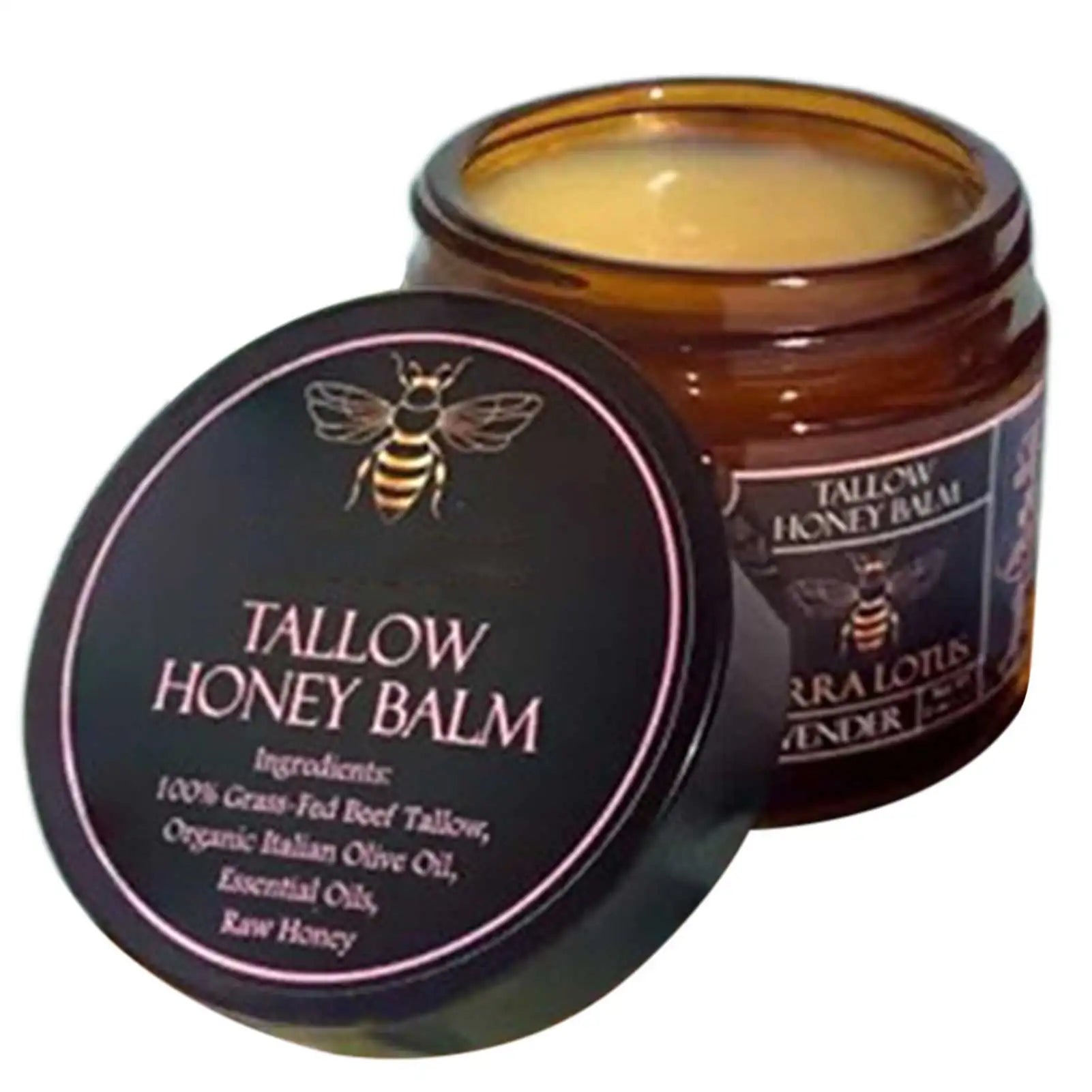 Grass-Fed Beef Tallow & Raw Honey Balm – All-Natural Moisturizer for Face & Body (100g)