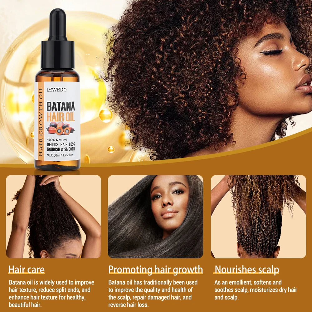 Batana Oil Hair Mask & Treatment Set – Deep Conditioning for Dry, Damaged & Thinning Hair (120g + 50ml)