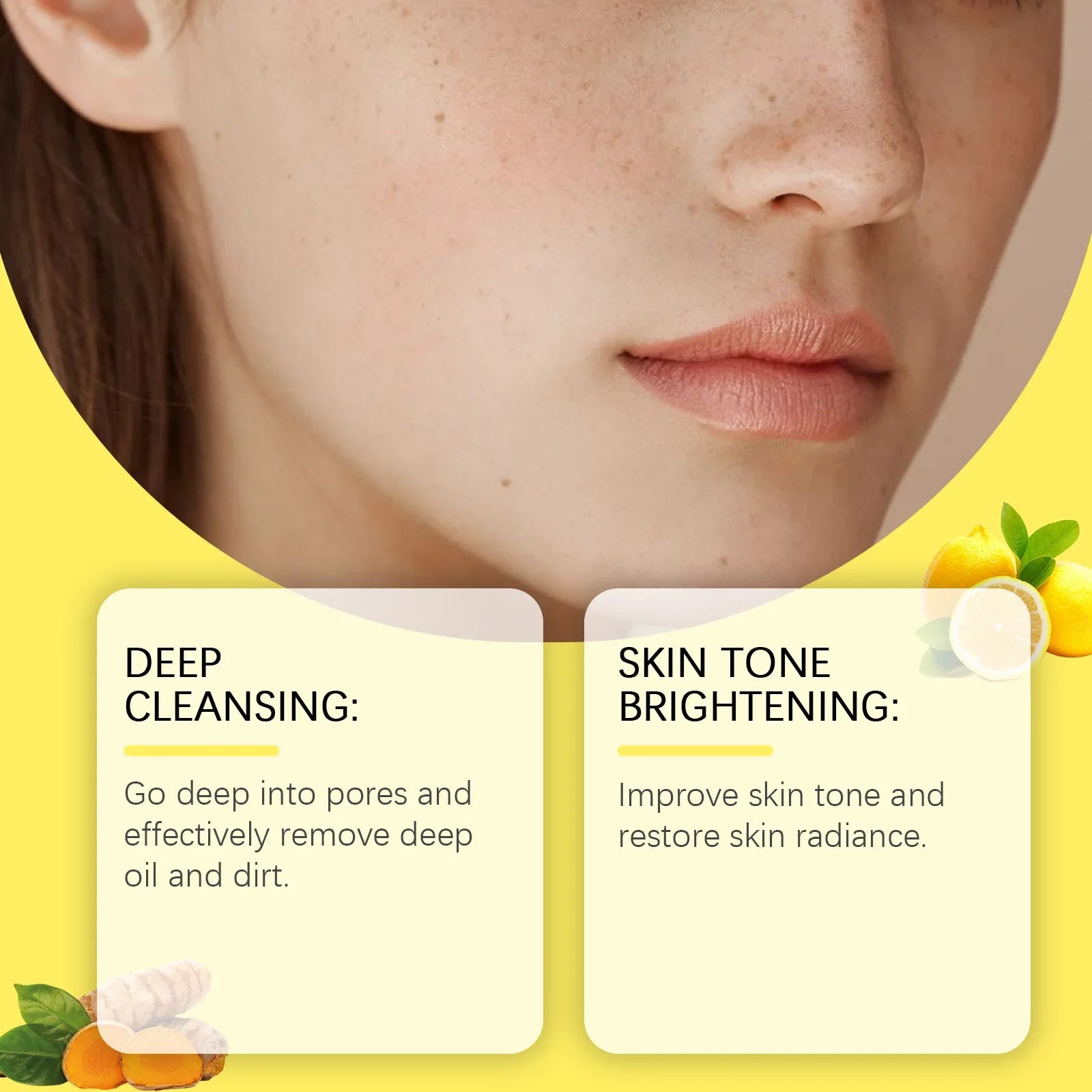 Turmeric & Kojic Acid Exfoliating Cleansing Pads – Brightening & Pore-Refining