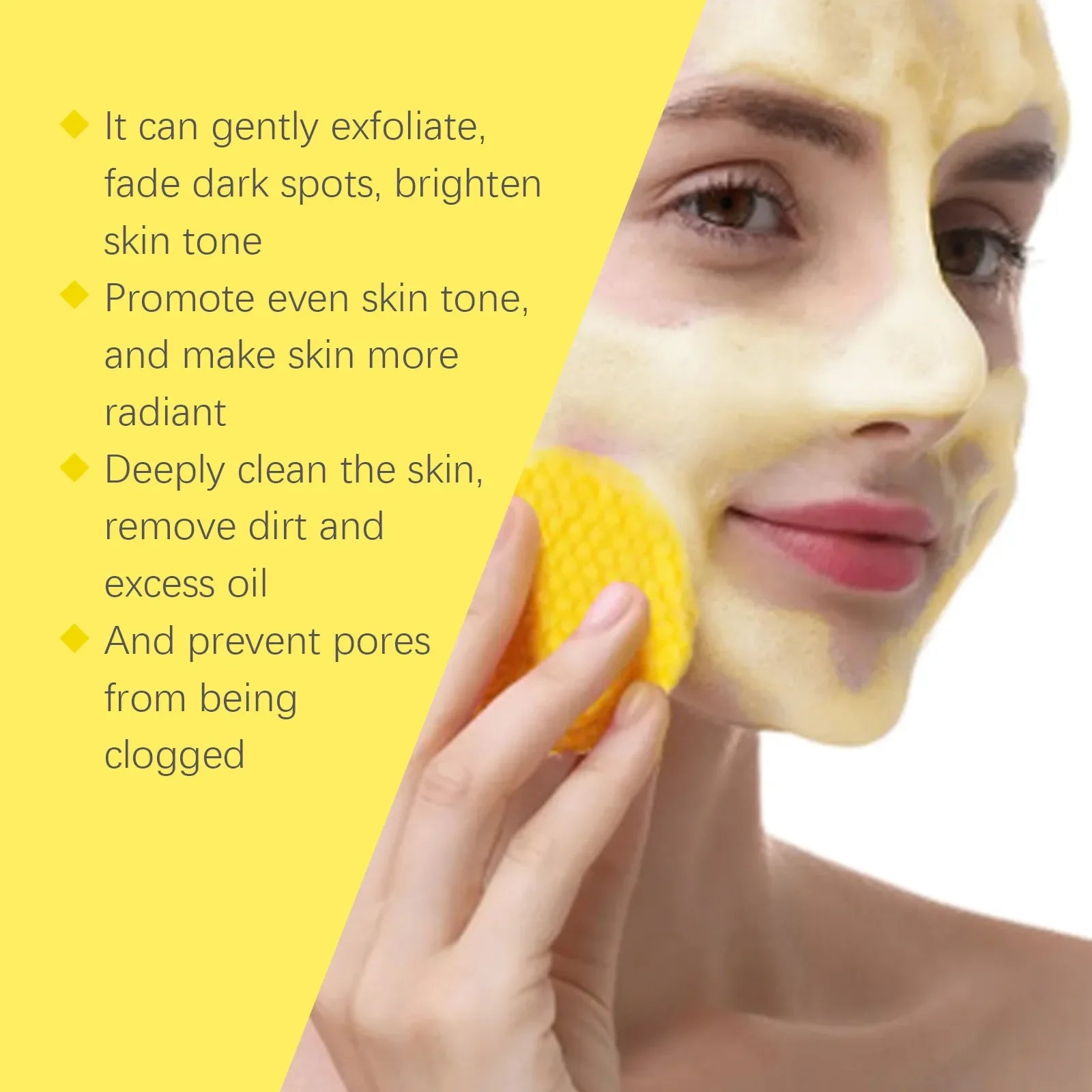 Turmeric & Kojic Acid Exfoliating Cleansing Pads – Brightening & Pore-Refining