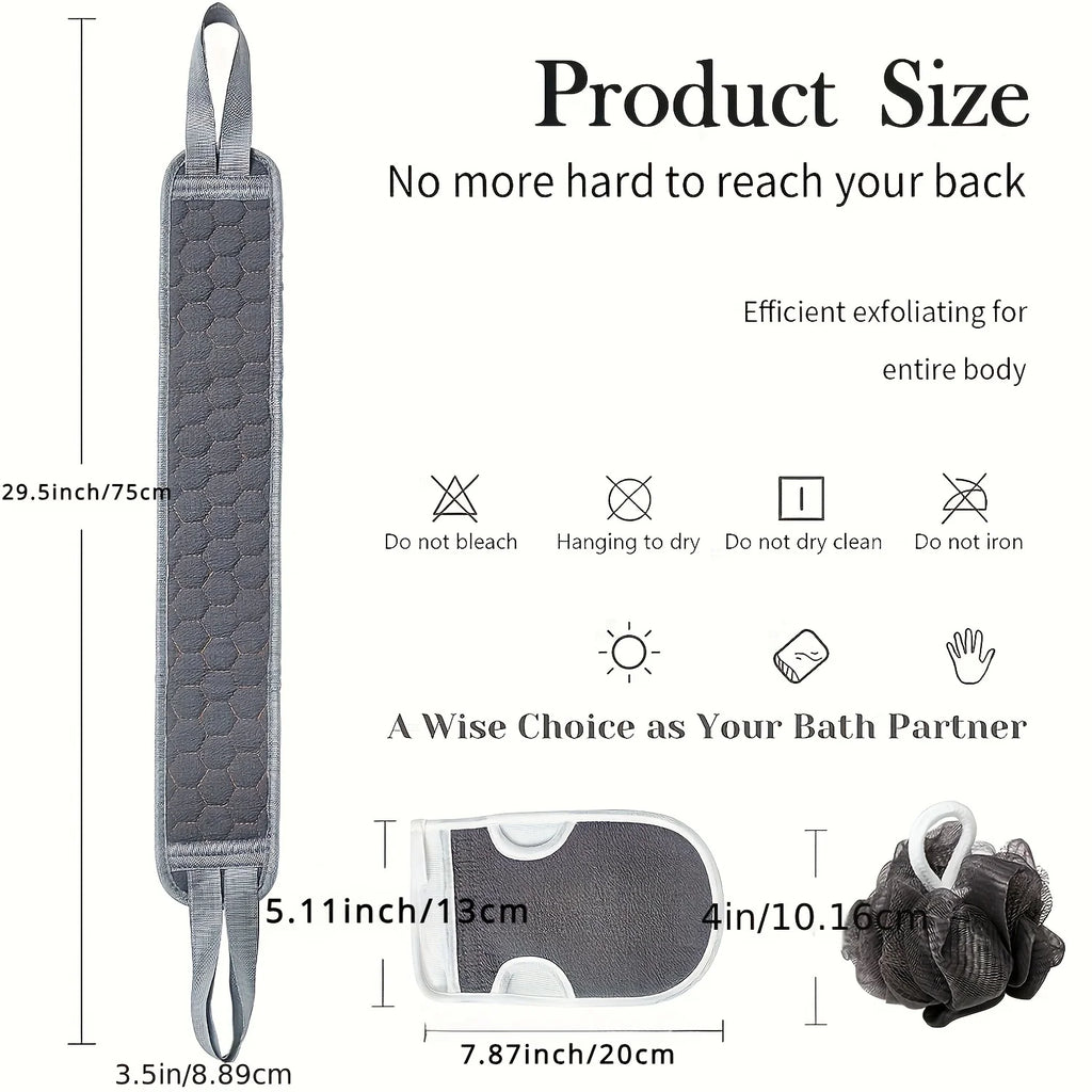 Deep Clean Exfoliating Body Scrubber Set