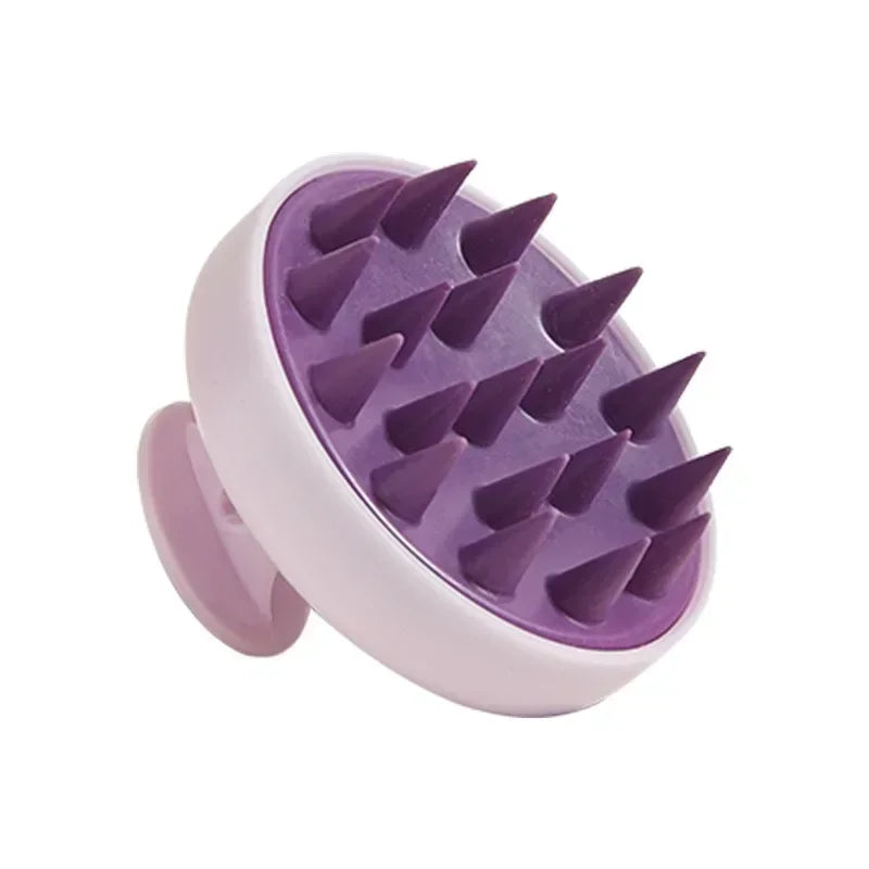 Silicone Scalp Massage Brush – Deep Cleansing & Hair Care Tool