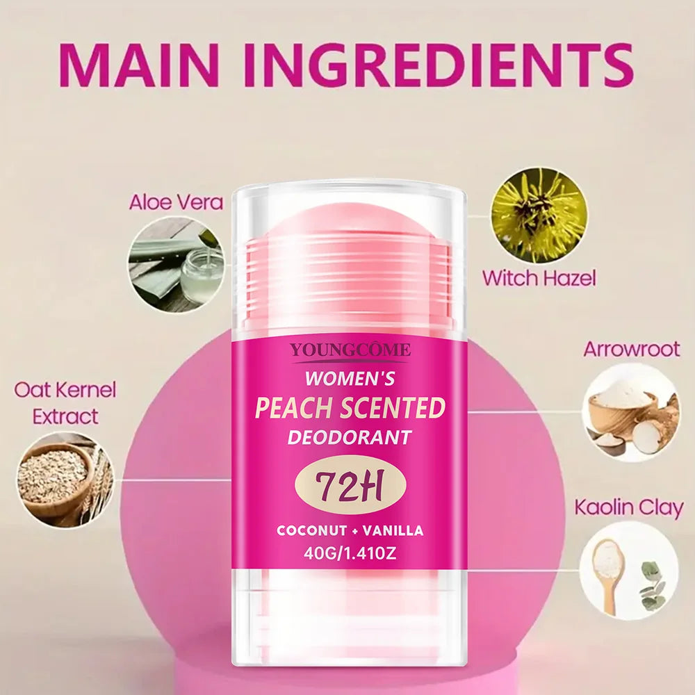Honey Peach Deodorant Stick 40g